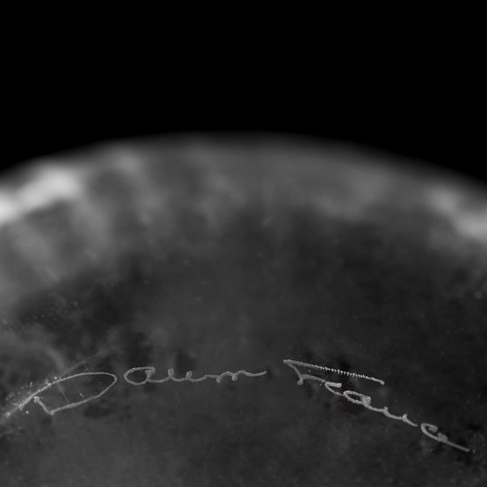 Daum Nancy vase transparent