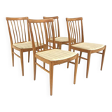 Set of 4 "Herregården" chairs, Carl Malmsten, Sweden, 1960