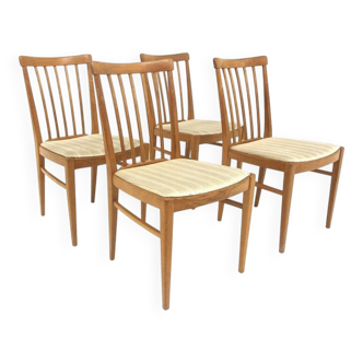 Set of 4 "Herregården" chairs, Carl Malmsten, Sweden, 1960