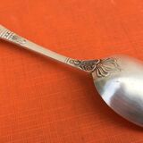 Antique dessert spoon by Orfèvre Cailar Bayard, Empire model.