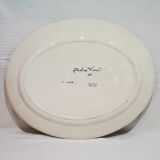 Oval dish of the pottery of Choisy le Roi, terre de fer