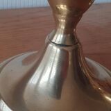 paire de bougeoirs laiton