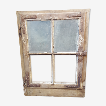 18th century window with its frame