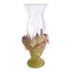 Daum vase from the Iris collection in crystal and glass paste