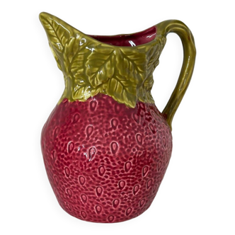 Pichet fraise en barbotine