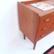 Teak chest of drawers in Danish style, 1960s/70s, retro/vintage style, dating from the mid-20th century.
