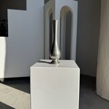 Vintage silver-plated floor vase