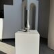 Vintage silver-plated floor vase