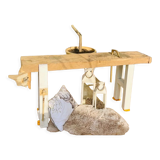 White and gold establishment