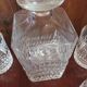 Carafe et 10 verres à whisky cristal