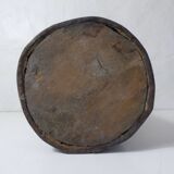 old carved wooden umbrella stand