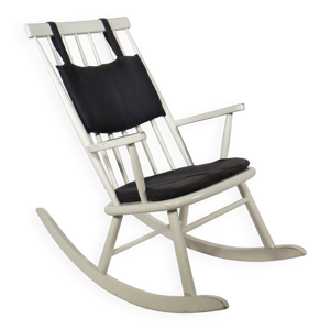 Fauteuil à bascule design suédois des années 1970