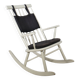 Fauteuil à bascule design suédois des années 1970
