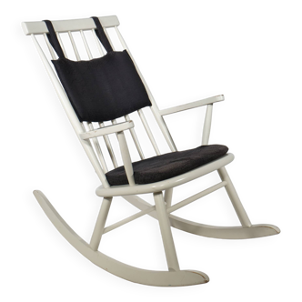 Fauteuil à bascule design suédois des années 1970