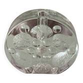 Vintage Walther Glass Bubble Vase / Sculpture – Germany