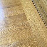 3m oak table from 1950 with its extensions