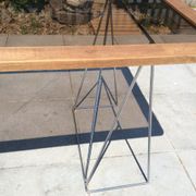 Table basse et haute tréteaux