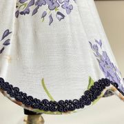 LAMPSHade Plexiglass and Lilac Fabric VINTAGE