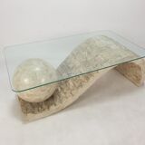Magnussen Ponte Mactan Stone Coffee Table, 1980s
