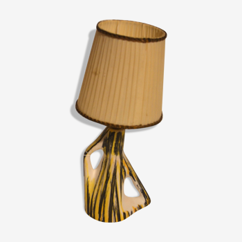 Lampe en céramique années 50