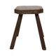 Old Rustic Solid Wood Stool Milk Stool Brutalist Style