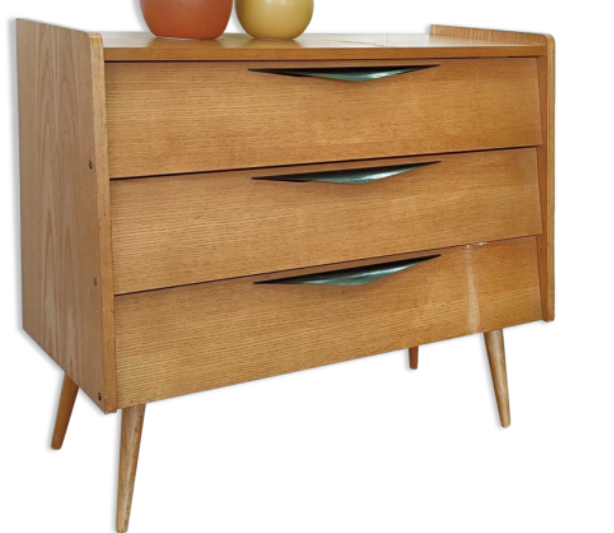 Vintage mid-century shoe cabinet