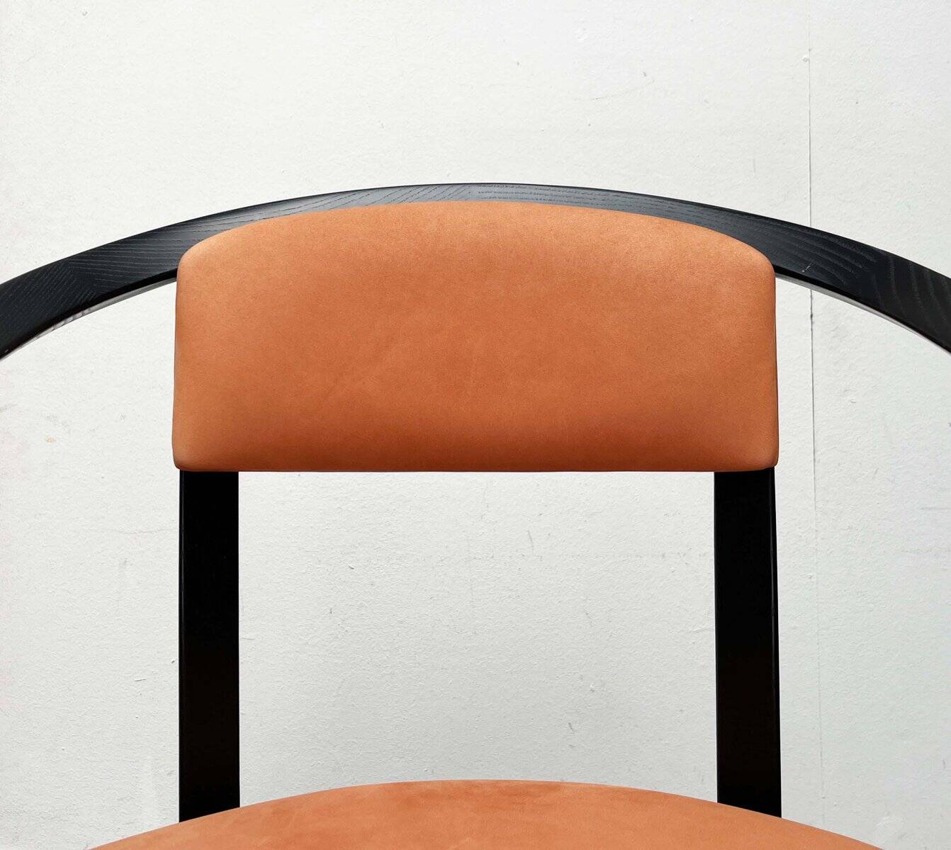 Postmodern German Chair Model Nostro in Leather by Andreas Weber for Rosenthal Einrichtung, 1980s