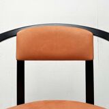 Postmodern German Chair Model Nostro in Leather by Andreas Weber for Rosenthal Einrichtung, 1980s