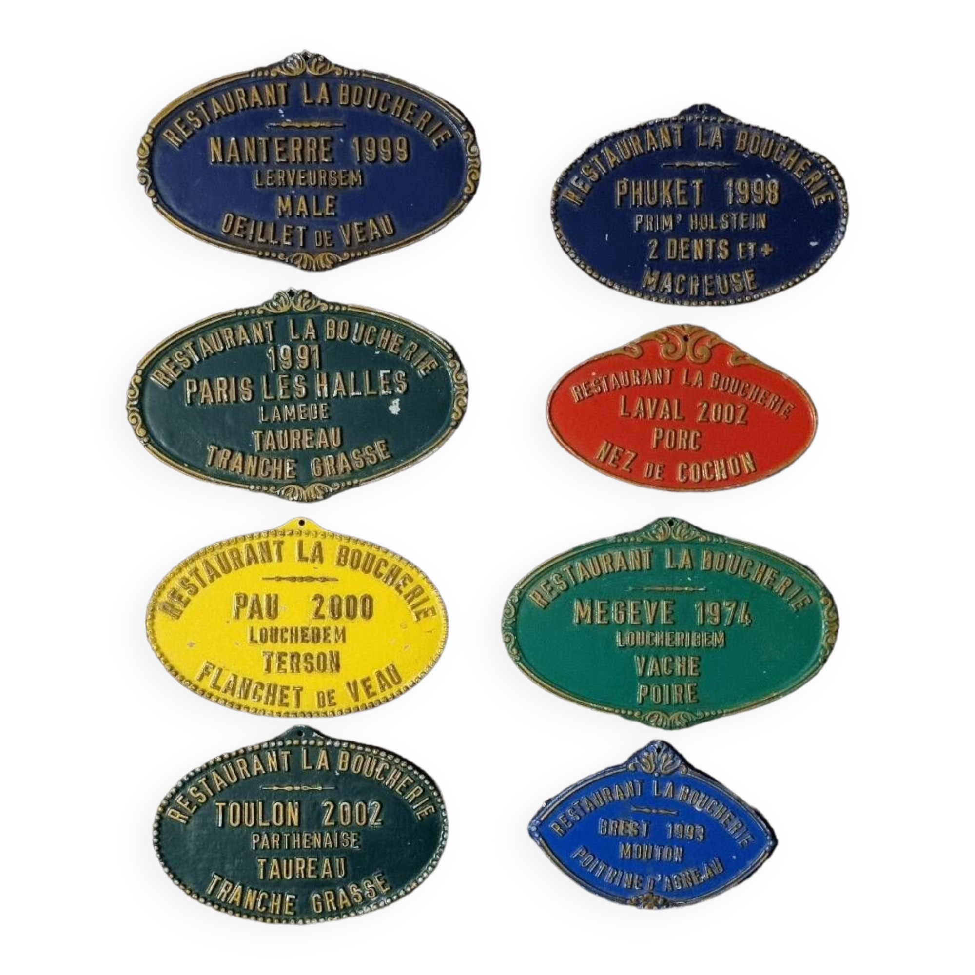 8 butcher competition plates