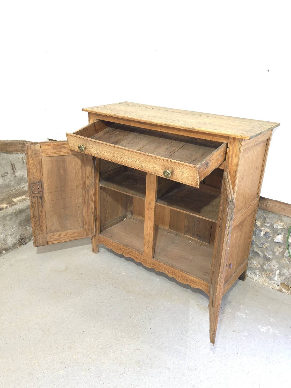 19th century pine sideboard