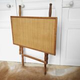 Napoleon III folding table in bamboo wood