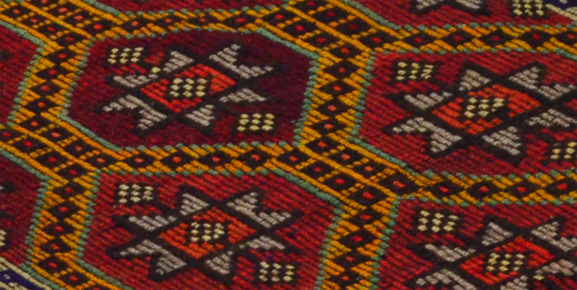 Anatolian handmade kilim rug 236 cm x 84 cm