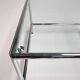 Square glass coffee table 71 x 71 cm, 1990s