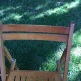 Series of 3 folding chairs
