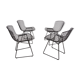 Lot of 4 chairs by Harry Bertoia 80/90