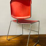 Série 6 chaises bureau design Steelcase X Max Stacker 1970’