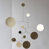 Large Space Age Mobile Brass Sculpture