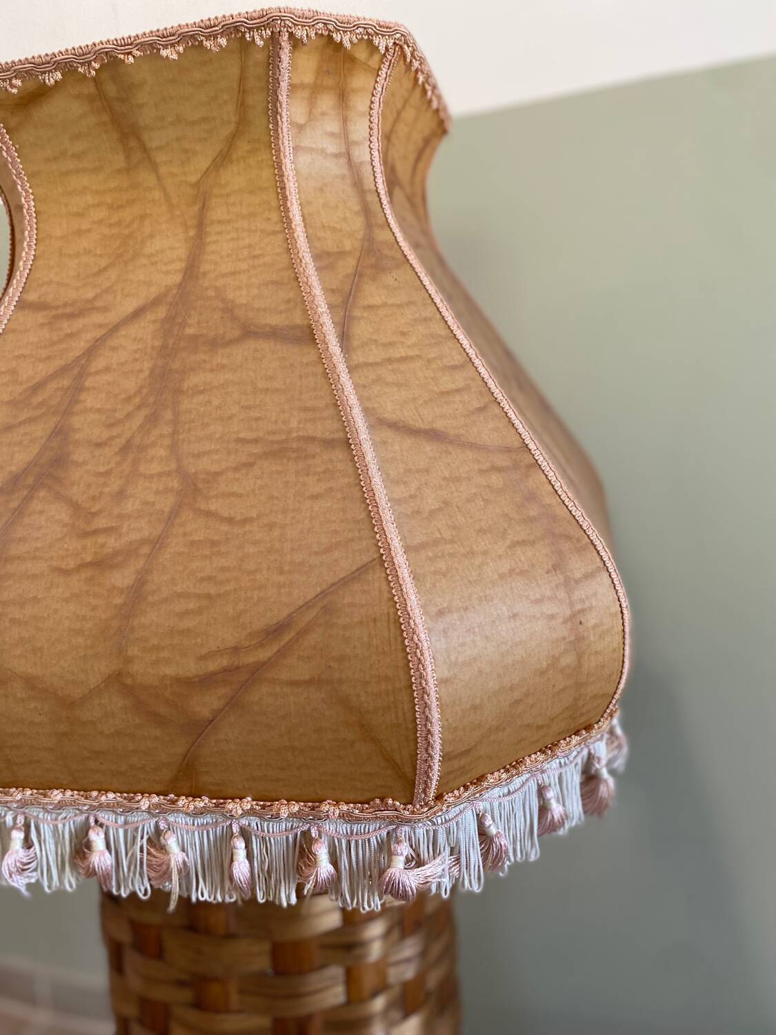 Large art deco lampshade