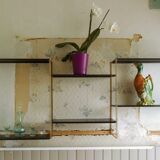 Vintage modular wall shelf