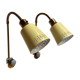 Pair of large modular scandinavian design wall lights from the 1950s.