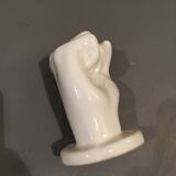 Porcelain pastry in the shape of a fist