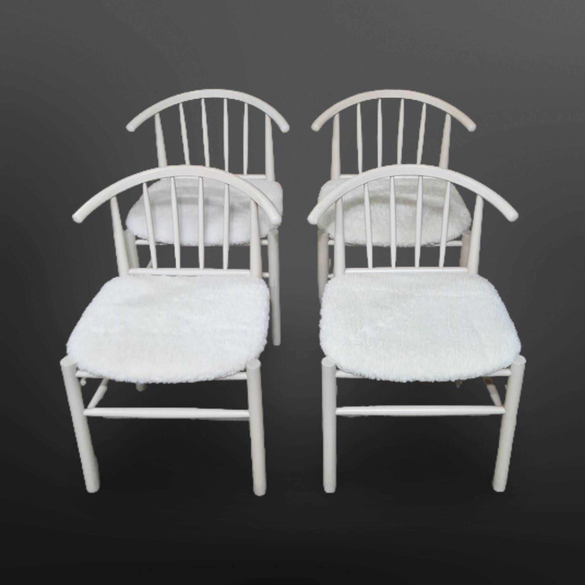 Set of 4 J-151 dining chairs by Erik Ole Jørgensen for Kvist, Denmark 1960s