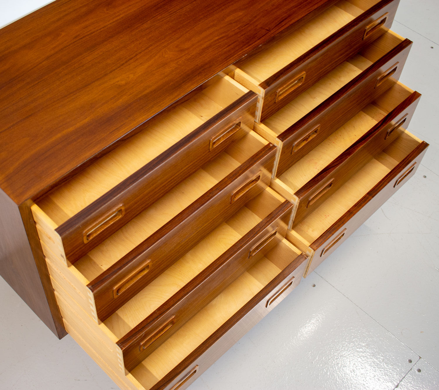 Danish Rosewood Chest of Drawers Carlo Jensen for Poul Hundevad, 1960s