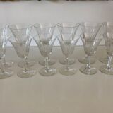 Service de 12 verres + carafe