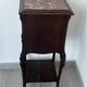 Nightstand / side table late 19th century Wood and marble