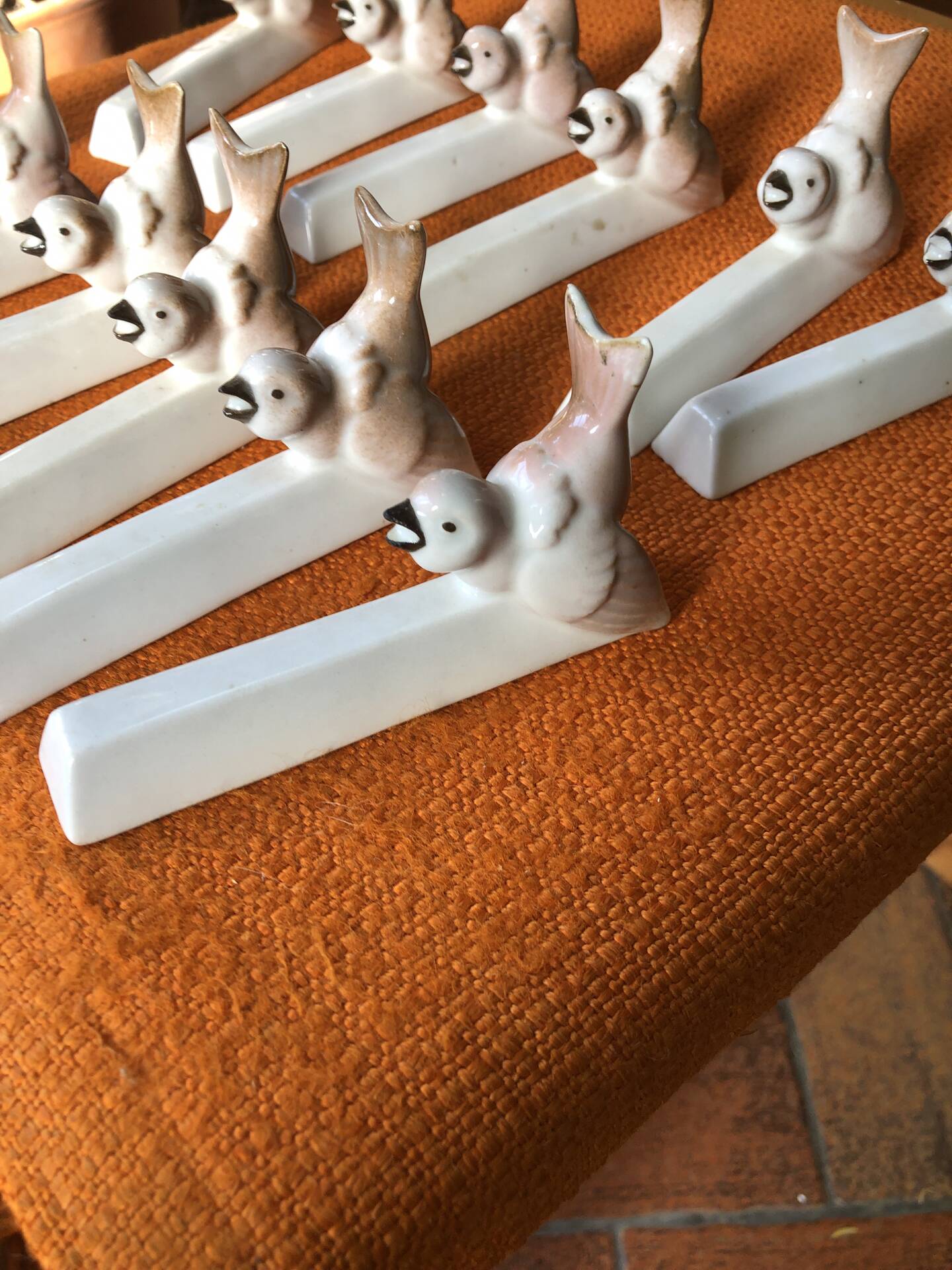Art Deco knife rests Dembac