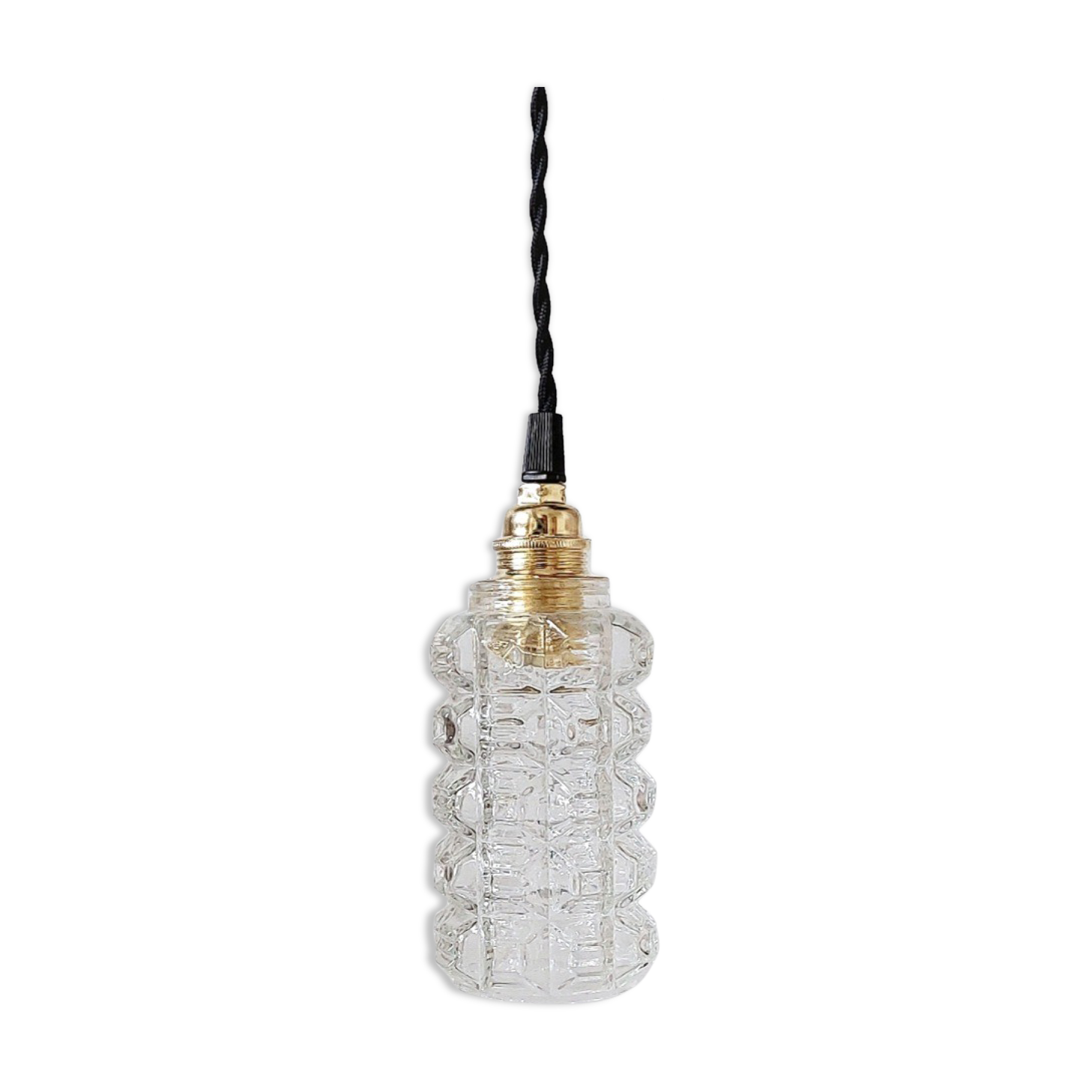 Baladeuse vintage transparente