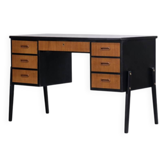 Vintage Mid-Century Swedish Modern Teak Desk, 1960s