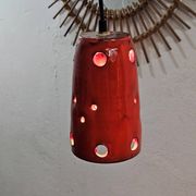 Vintage ceramic pendant light