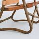 Espri safari chair in cognac leather and bamboo IKEA Sweden 1970